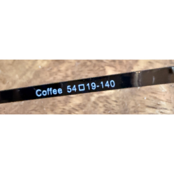 Renaissance Capri Eyeglasses Frame Coffee‎ 54-19-140 - Picture 8 of 9